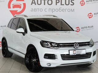 2013 Volkswagen Touareg II, белый, 1920000 рублей, вид 1