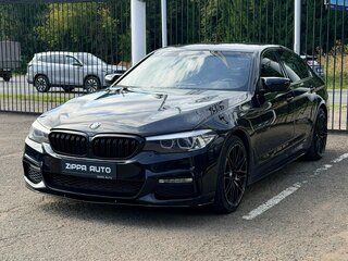 2018 BMW 5 серии 520d VII (G30/G31/G38), чёрный, 2849000 рублей, вид 3