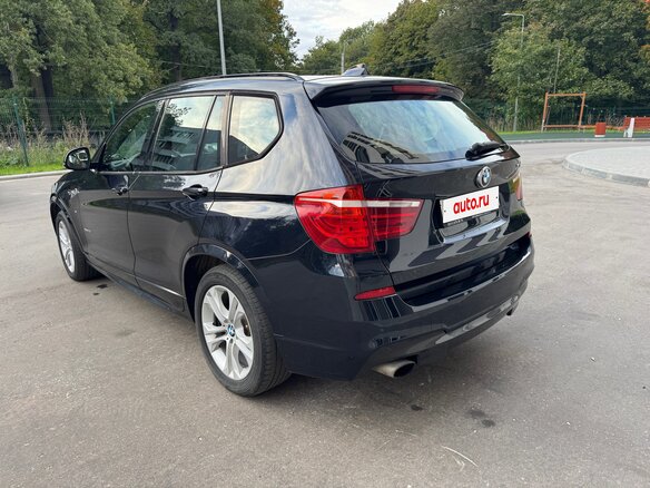 2016 BMW X3 20i xDrive II (F25) Рестайлинг, синий, 1600000 рублей - вид 3