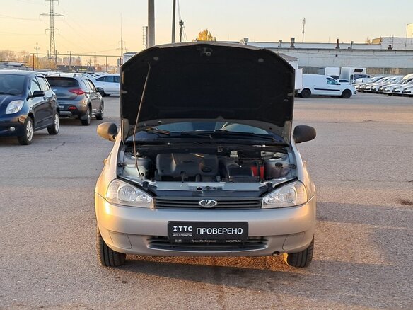 2007 Lada (ВАЗ) Kalina I, серый, 115000 рублей - вид 9