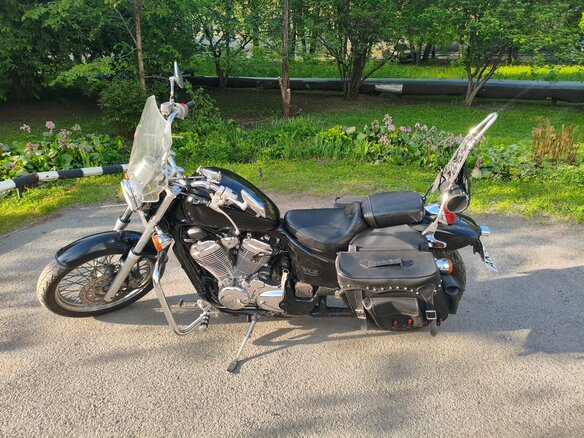 2002 Honda Steed 400, чёрный, 320000 рублей - вид 6