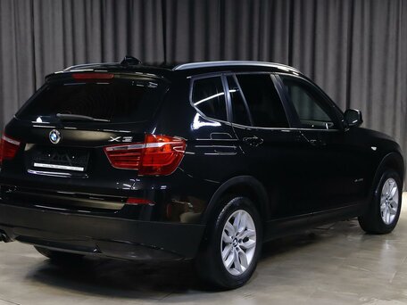 2013 BMW X3 28i xDrive II (F25), чёрный, 1449000 рублей, вид 2