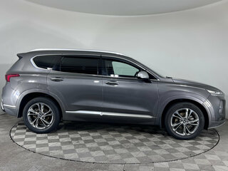 2019 Hyundai Santa Fe IV, серый, 2970000 рублей, вид 4