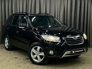 2012 Hyundai Santa Fe II Рестайлинг, чёрный, 1049900 рублей, вид 3