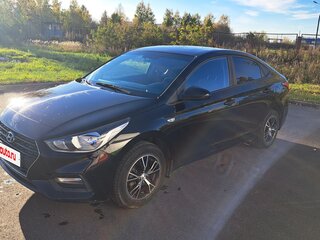 2017 Hyundai Solaris II, чёрный, 1170000 рублей, вид 2