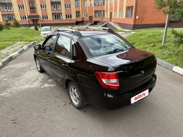 2017 Lada (ВАЗ) Granta I, чёрный, 370000 рублей - вид 8
