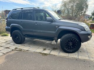 2008 Toyota Land Cruiser Prado 5-speed 120 Series Рестайлинг, серый, 1850000 рублей, вид 2