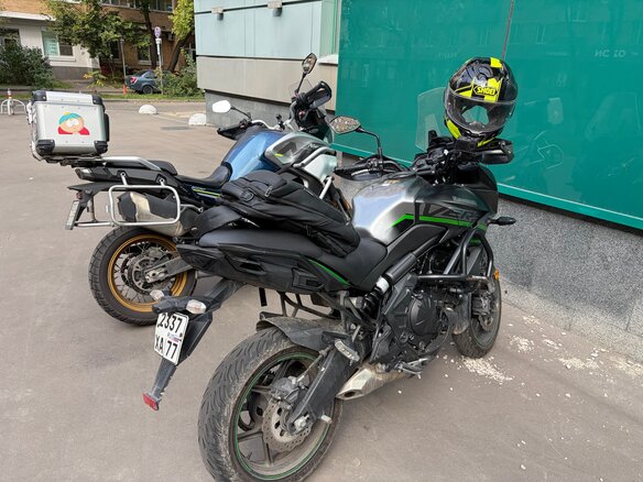 2019 Kawasaki Versys 650, чёрный, 600000 рублей - вид 3