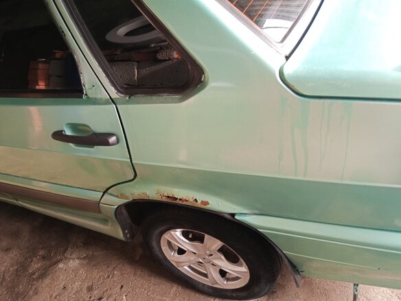 2003 Lada (ВАЗ) 2115, зелёный, 98000 рублей - вид 8