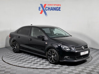 2013 Volkswagen Polo V, чёрный, 712000 рублей, вид 2