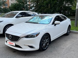 2017 Mazda 6 III (GJ) Рестайлинг, белый, 1900000 рублей, вид 1