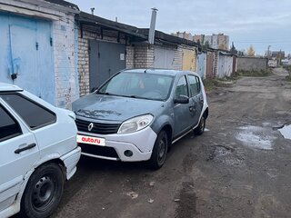 2010 Renault Sandero I, белый, 160000 рублей, вид 1