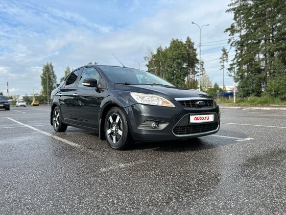 2009 Ford Focus II Рестайлинг, чёрный - вид 3