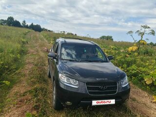 2008 Hyundai Santa Fe II, чёрный, 990000 рублей, вид 1