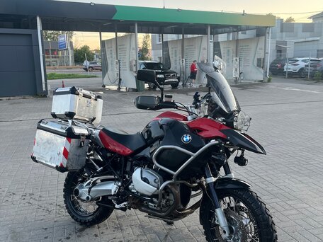 2009 BMW R 1200 GS Adventure, красный, 700000 рублей, вид 5