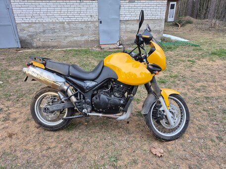 2000 Triumph Tiger 955i, жёлтый, 300000 рублей, вид 2