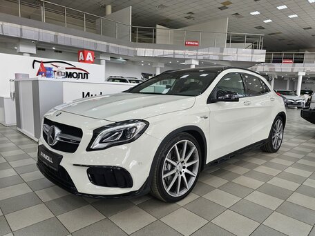 2017 Mercedes-Benz GLA AMG 45 AMG I (X156) Рестайлинг, белый, 3310000 рублей, вид 1