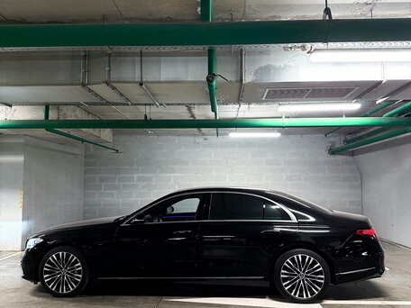 2021 Mercedes-Benz S-Класс 450 Long 4MATIC VII (W223), чёрный, 8999999 рублей, вид 1