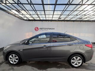 2014 Hyundai Solaris I Рестайлинг, серый, 650000 рублей, вид 2