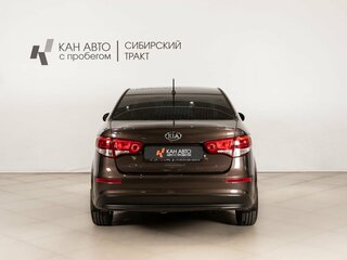 2016 Kia Rio III Рестайлинг, коричневый, 909400 рублей, вид 4