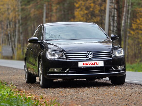 2011 Volkswagen Passat B7, чёрный, 1900000 рублей