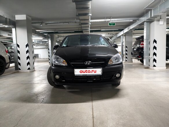 2005 Hyundai Getz I Рестайлинг, чёрный, 490000 рублей - вид 1