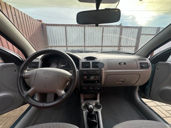 2003 Kia Rio I Рестайлинг, зелёный, 350000 рублей - вид 8