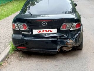 2007 Mazda 6 I (GG) Рестайлинг, чёрный, 100000 рублей, вид 3