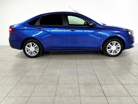 2021 Lada (ВАЗ) Vesta I, синий, 1067000 рублей, вид 4