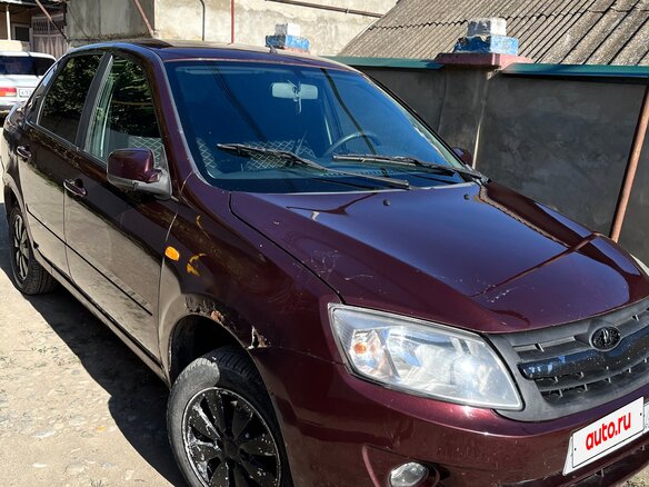 2012 Lada (ВАЗ) Granta I, красный, 320000 рублей - вид 1
