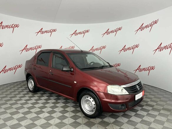 2012 Renault Logan I Рестайлинг, красный, 299000 рублей - вид 6