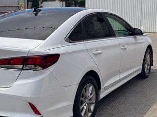 2018 Hyundai Sonata VII (LF) Рестайлинг, белый, 1430000 рублей, вид 3