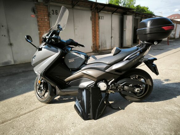 2012 Yamaha TMAX, серый, 650000 рублей - вид 18