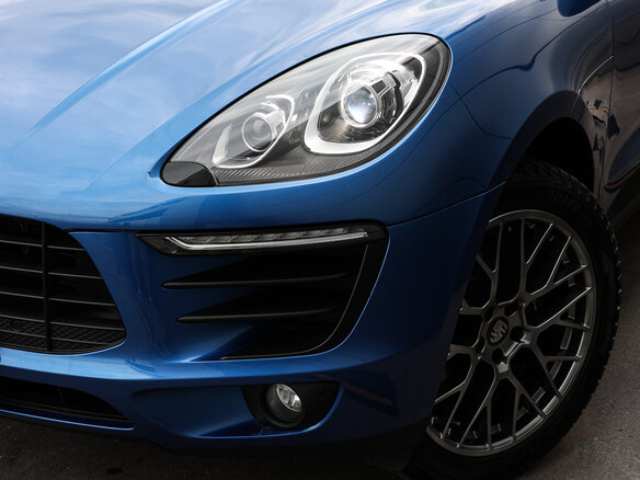 2018 Porsche Macan I Рестайлинг, голубой - вид 22
