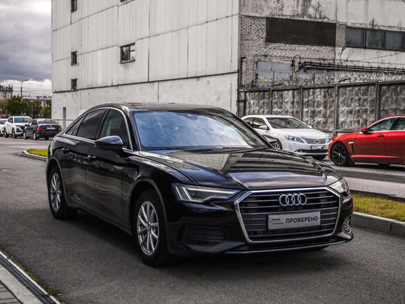 2020 Audi A6 40 TDI V (C8), чёрный, 3049000 рублей - вид 4