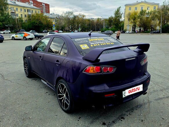 2008 Mitsubishi Lancer X, фиолетовый, 590000 рублей - вид 4