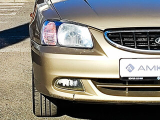 2004 Hyundai Accent ТагАЗ II, бежевый, 340000 рублей, вид 5