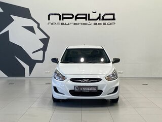 2012 Hyundai Solaris I, белый, 779900 рублей, вид 2