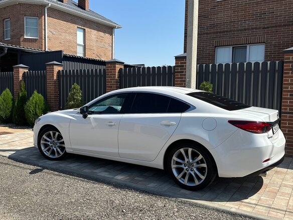 2015 Mazda 6 III (GJ) Рестайлинг, белый, 1750000 рублей - вид 6