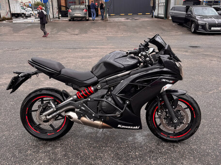 2013 Kawasaki ER-6F (Ninja 650R), чёрный, 490000 рублей, вид 3