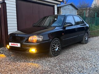 2009 Hyundai Accent ТагАЗ II, чёрный, 399999 рублей, вид 3