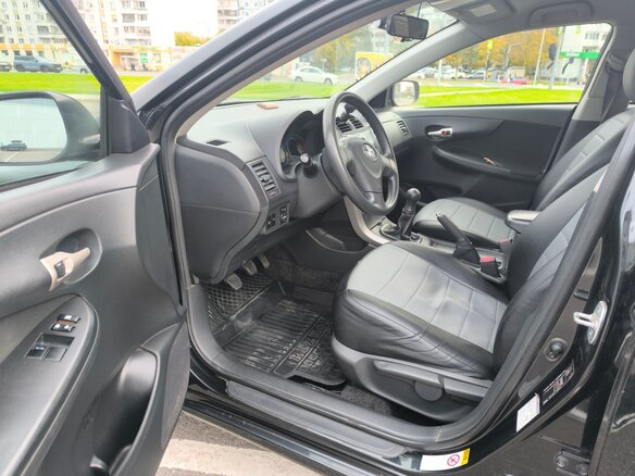 2008 Toyota Corolla X (E140, E150), чёрный, 950000 рублей - вид 12