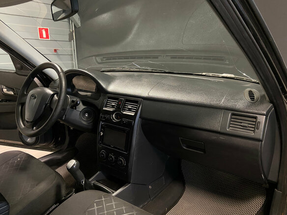 2011 Lada (ВАЗ) Priora I, чёрный, 329000 рублей - вид 11