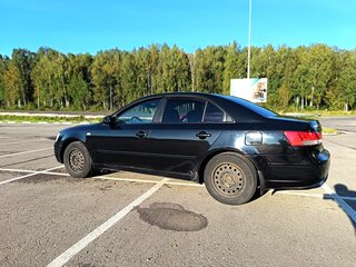 2008 Hyundai Sonata V (NF) Рестайлинг, чёрный, 410000 рублей, вид 4
