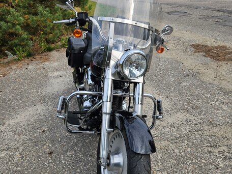 2007 Harley-Davidson Fat Boy, чёрный, 900000 рублей, вид 3