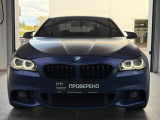 2013 BMW 5 серии 535i xDrive VI (F10/F11/F07) Рестайлинг, синий, 2359000 рублей, вид 2