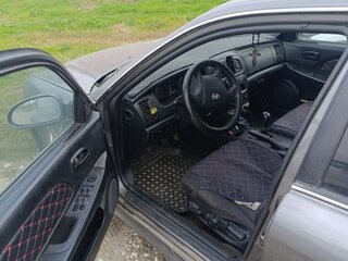 2002 Hyundai Sonata IV (EF) Рестайлинг, серый, 260000 рублей, вид 5