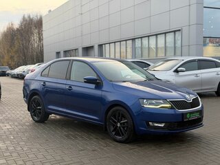 2019 Skoda Rapid I Рестайлинг, синий, 1250000 рублей, вид 2