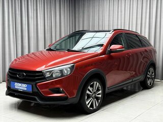 2019 Lada (ВАЗ) Vesta SW Cross I, красный, 1179000 рублей, вид 1