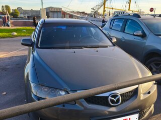 2007 Mazda 6 I (GG) Рестайлинг, серый, 440000 рублей, вид 2